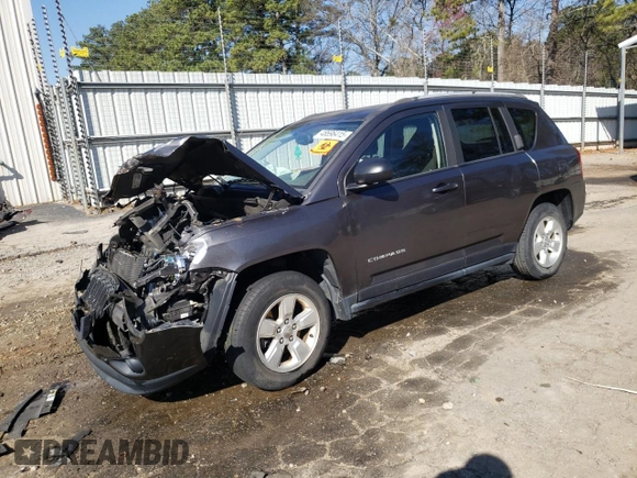 2016 Jeep Compass 75th Anniversary with VIN 1C4NJCBB2GD716954, listed as a Copart auction lot 48696415 with 0 mi miles and Salvage Title. Bid and sale history available at carsss.com. Image 1.