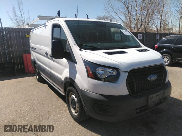 2021 Ford Transit Cargo with VIN 1FTYE1Y83MKA35310, listed as a IAAI auction lot 41776397 with 65,336 mi miles. Bid and sale history available at carsss.com. Image 1.