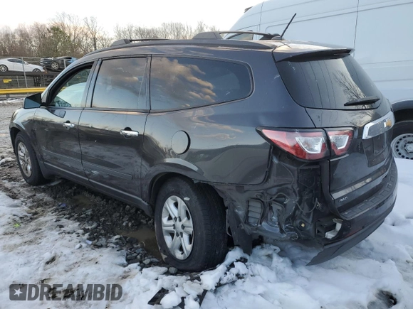 2015 Chevrolet Traverse LS z VIN 1GNKVFKD6FJ262516, wystawiony jako Copart lot #87600205 z przebiegiem 140 577 mil mil oraz Szkoda całkowita • Salvage title. Historia ofert i sprzedaży dostępna na DreamBid. Obrazek 2.