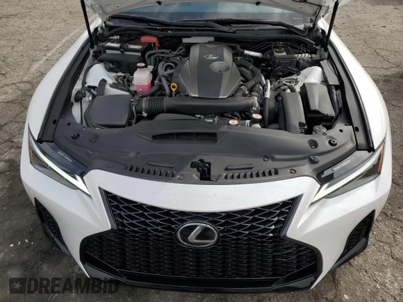 2023 Lexus IS with VIN JTHDA1D2XP5125048, listed as a Copart auction lot 76062634 with 35,717 mi miles and Salvage Title. Bid and sale history available at carsss.com. Image 11.