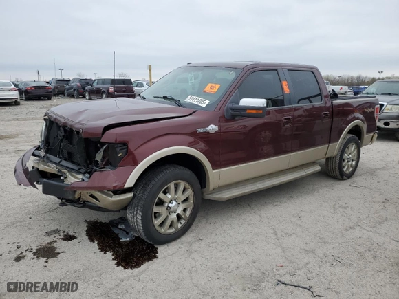 2010 Ford F-150 XL with VIN 1FTFW1EV9AKE57804, listed as a Copart auction lot 51411405 with 164,459 mi miles and Salvage Title. Bid and sale history available at carsss.com. Image 1.