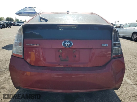 2011 Toyota Prius I z VIN JTDKN3DU2B0276062, wystawiony jako Copart lot #59941475 z przebiegiem 267 626 mil mil oraz Czysty tytuł • Clean title. Historia ofert i sprzedaży dostępna na DreamBid. Obrazek 6.