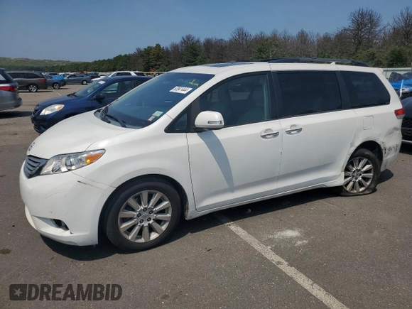 2013 Toyota Sienna XLE with VIN 5TDDK3DC2DS052055, listed as a Copart auction lot 89364395 with 219,670 mi miles and Non Repairable. Bid and sale history available at DreamBid. Image 1.