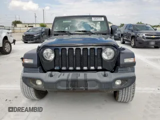 2020 Jeep Wrangler Unlimited Sport S with VIN 1C4HJXDN6LW312825, listed as a Copart auction lot 58836955 with 89,727 mi miles and Salvage title. Bid and sale history available at DreamBid. Image 5.