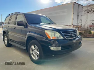 2007 Lexus GX with VIN JTJBT20X370130645, listed as a Copart auction lot 41531085 with 195,020 mi miles and Clean Title. Bid and sale history available at carsss.com. Image 1.