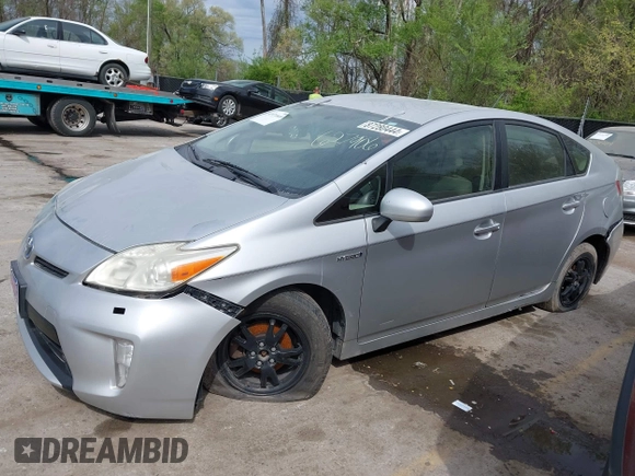 2013 Toyota Prius One with VIN JTDKN3DU1D5627906, listed as a IAAI auction lot 41971669 with 227,726 mi miles. Bid and sale history available at carsss.com. Image 14.