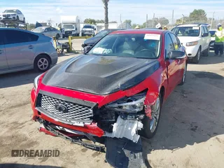 2022 Infiniti Q50 Luxe z VIN JN1EV7BP9NM312072, wystawiony jako IAAI lot #41621411 z przebiegiem 33 323 mil mil oraz . Historia ofert i sprzedaży dostępna na DreamBid. Obrazek 2.