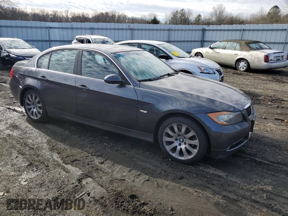 2006 BMW 3 Series 330xi with VIN WBAVD33546KV60410, listed as a Copart auction lot 86078494 with 166,778 mi miles and Salvage Title. Bid and sale history available at carsss.com. Image 4.