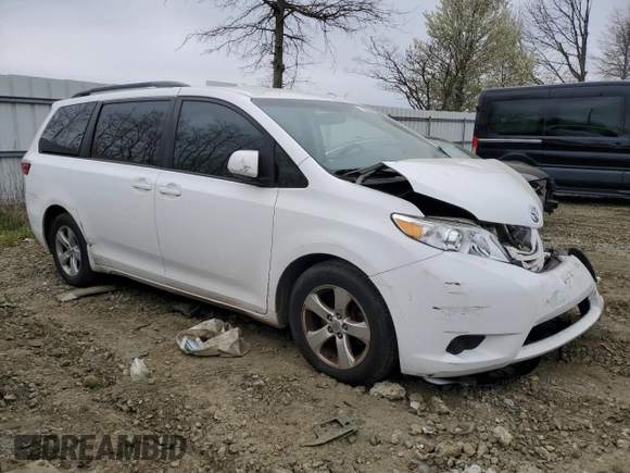 2017 Toyota Sienna LE Auto Access Seat with VIN 5TDKZ3DCXHS847007, listed as a Copart auction lot 52335845 with Not Provided miles and Salvage Title. Bid and sale history available at DreamBid. Image 4.