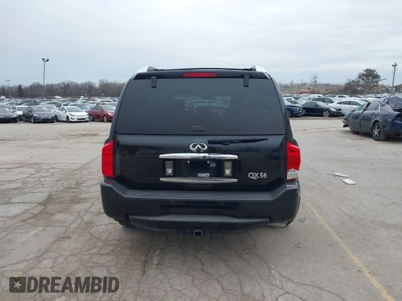 2009 Infiniti QX56 with VIN 5N3AA08C09N902599, listed as a IAAI auction lot 41502266 with 174,823 mi miles. Bid and sale history available at carsss.com. Image 17.