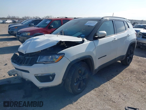 2019 Jeep Compass Altitude z VIN 3C4NJCBB2KT832402, wystawiony jako IAAI lot #41054965 z przebiegiem 84 804 mil mil oraz . Historia ofert i sprzedaży dostępna na DreamBid. Obrazek 17.