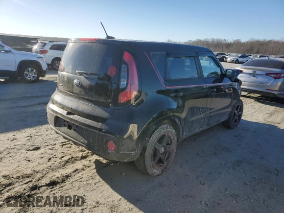 2017 Kia Soul with VIN KNDJN2A29H7420652, listed as a Copart auction lot 46236585 with 97,079 mi miles and Salvage Title. Bid and sale history available at carsss.com. Image 3.