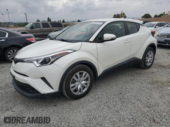 2019 Toyota C-HR XLE with VIN JTNKHMBX9K1059561, listed as a Copart auction lot 53568795 with 58,912 mi miles and Salvage Title. Bid and sale history available at DreamBid. Image 1.
