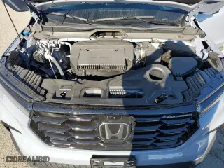 2025 Honda Pilot Black Edition with VIN 5FNYG1H97SB065780, listed as a Copart auction lot 50421345 with 5,621 mi miles and Salvage Title. Bid and sale history available at carsss.com. Image 11.