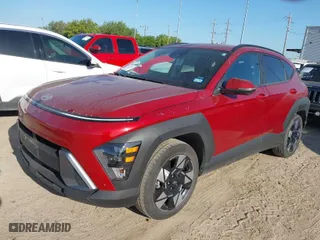 2024 Hyundai Kona SEL with VIN KM8HB3AB1RU171811, listed as a IAAI auction lot 42007991 with 25,390 mi miles. Bid and sale history available at carsss.com. Image 2.