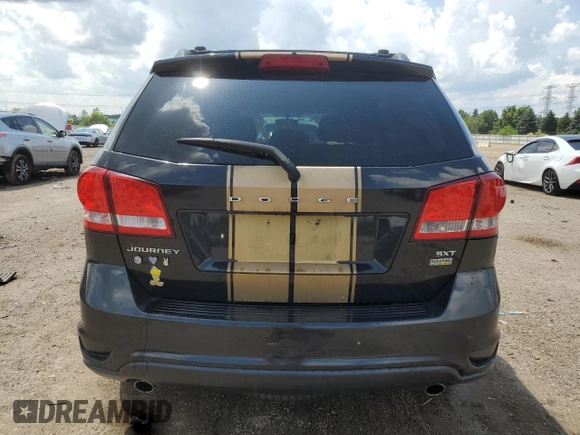 2013 Dodge Journey SXT with VIN 3C4PDCBG9DT619557, listed as a Copart auction lot 61551545 with 159,950 mi miles and Salvage title. Bid and sale history available at DreamBid. Image 6.