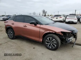 2024 Lexus RZ 450e Premium with VIN JTJAAAAB0RA024522, listed as a Copart auction lot 53356995 with 885 mi miles and Salvage title. Bid and sale history available at DreamBid. Image 4.