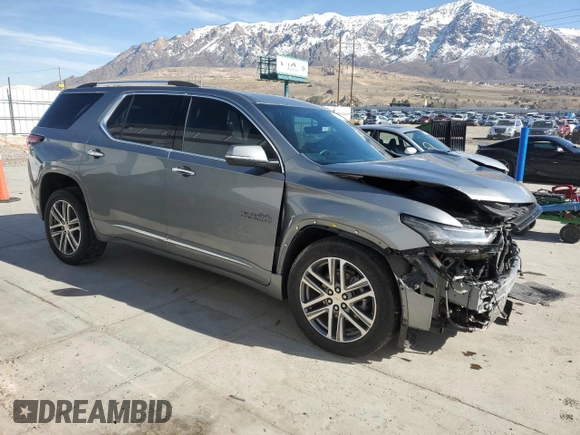 2023 Chevrolet Traverse High Country with VIN 1GNEVNKW8PJ108514, listed as a Copart auction lot 48391915 with 33,515 mi miles and Salvage title. Bid and sale history available at DreamBid. Image 4.