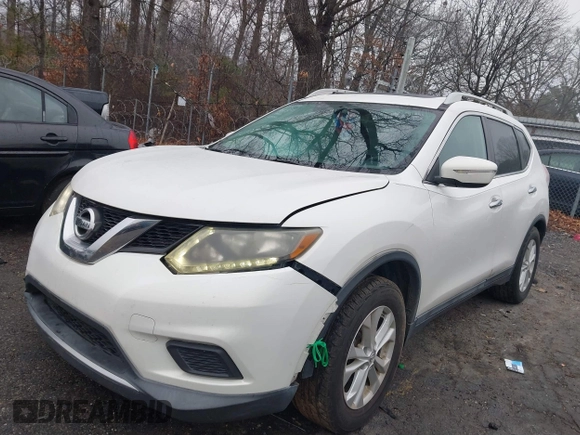 2014 Nissan Rogue SV with VIN 5N1AT2MT2EC774134, listed as a IAAI auction lot 41556875 with 127,630 mi miles and . Bid and sale history available at DreamBid. Image 2.