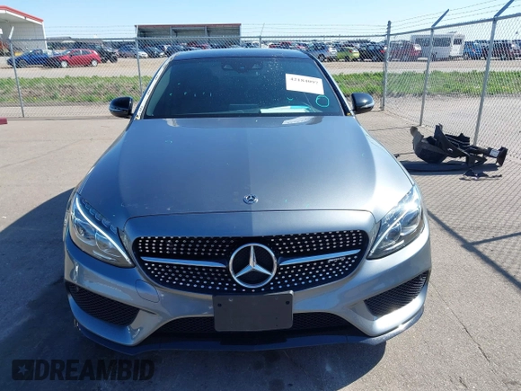 2018 Mercedes-Benz C 43 AMG with VIN 55SWF6EBXJU265001, listed as a IAAI auction lot 42184097 with 50,800 mi miles and . Bid and sale history available at DreamBid. Image 12.