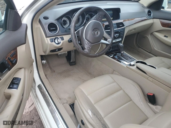 2012 Mercedes-Benz C-Class C 250 with VIN WDDGJ4HBXCF741630, listed as a Copart auction lot 52004645 with 91,428 mi miles and Salvage Title. Bid and sale history available at carsss.com. Image 8.