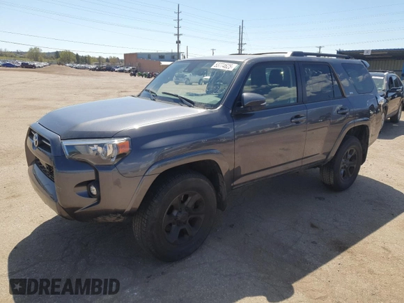 2022 Toyota 4Runner SR5 Premium with VIN JTENU5JR4N5985462, listed as a Copart auction lot 53774625 with 26,619 mi miles and Salvage title. Bid and sale history available at DreamBid. Image 1.