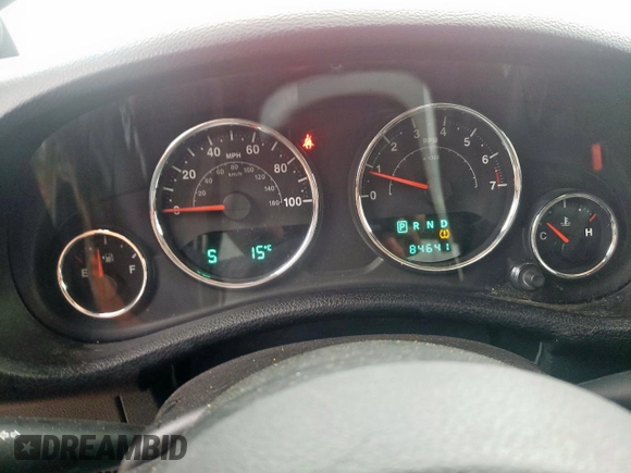 2012 Jeep Wrangler Unlimited Sport with VIN 1C4BJWDG9CL152362, listed as a Copart auction lot 55319935 with 84,641 mi miles and Salvage title. Bid and sale history available at DreamBid. Image 9.