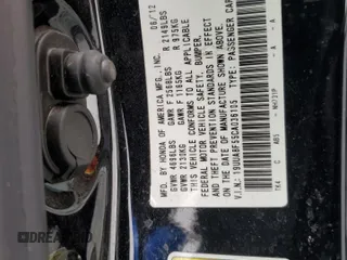 2012 Acura TL Technology z VIN 19UUA8F55CA036105, wystawiony jako Copart lot #53954195 z przebiegiem 158 647 mil mil oraz Szkoda całkowita • Salvage title. Historia ofert i sprzedaży dostępna na DreamBid. Obrazek 12.