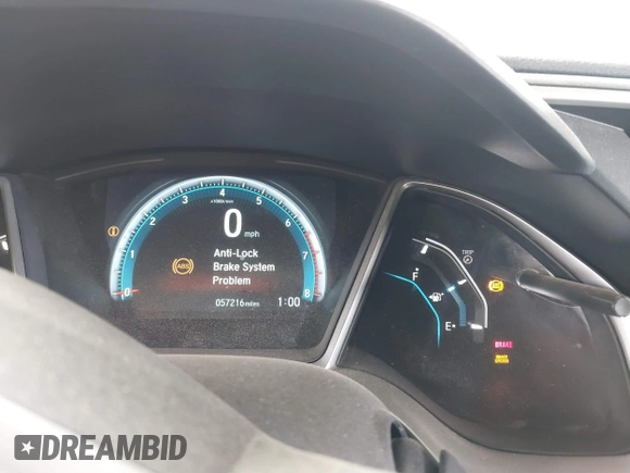 2017 Honda Civic Sedan EX-T with VIN 19XFC1F39HE028956, listed as a IAAI auction lot 41778460 with 57,216 mi miles. Bid and sale history available at carsss.com. Image 7.
