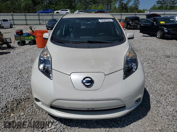 2013 Nissan LEAF SL with VIN 1N4AZ0CP9DC409899, listed as a Copart auction lot 52597555 with 61,628 mi miles and Salvage Title. Bid and sale history available at carsss.com. Image 5.