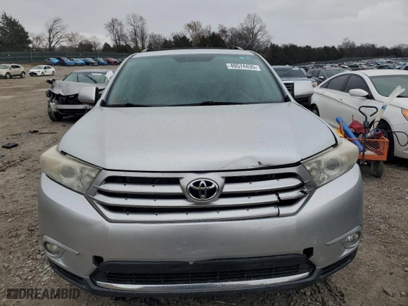 2012 Toyota Highlander with VIN 5TDBK3EH8CS105468, listed as a Copart auction lot 49574435 with 201,271 mi miles and Salvage Title. Bid and sale history available at carsss.com. Image 5.