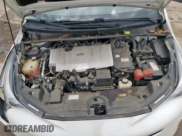 2017 Toyota Prius Two z VIN JTDKBRFU3H3041377, wystawiony jako Copart lot #58747625 z przebiegiem 54 773 mil mil oraz Szkoda całkowita • Salvage title. Historia ofert i sprzedaży dostępna na DreamBid. Obrazek 11.
