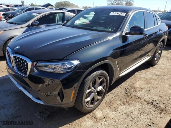 2023 BMW X4 xDrive30i with VIN 5UX33DT06P9P70764, listed as a Copart auction lot 37481653 with 3,448 mi miles. Bid and sale history available at carsss.com. Image 1.