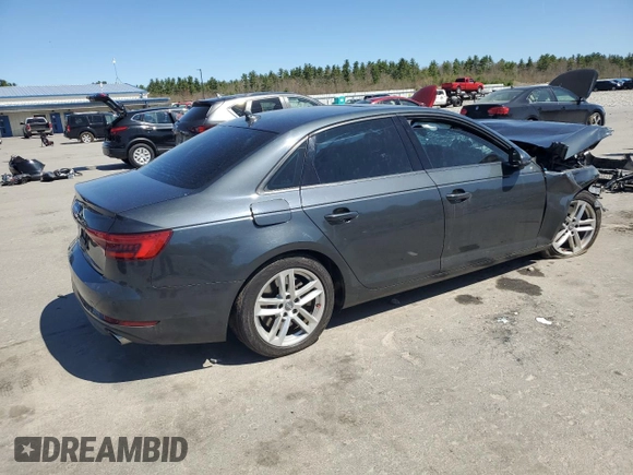 2017 Audi A4 Premium with VIN WAUGNAF49HN018766, listed as a Copart auction lot 55017465 with Not provided miles and Salvage title. Bid and sale history available at DreamBid. Image 3.