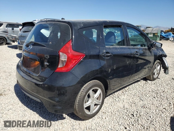 2018 Nissan Note SV with VIN 3N1CE2CPXJL371029, listed as a Copart auction lot 72412964 with 71,282 mi miles and Salvage Title. Bid and sale history available at DreamBid. Image 3.