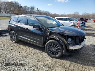 2022 Acura RDX PMC Edition with VIN 5J8TC2H83NL016856, listed as a Copart auction lot 83317134 with 19,366 mi miles and Salvage Title. Bid and sale history available at carsss.com. Image 4.