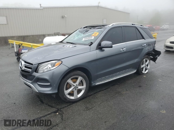2018 Mercedes-Benz GLE 350 with VIN 4JGDA5HB4JB168775, listed as a Copart auction lot 55840605 with Not provided miles and Non repairable. Bid and sale history available at DreamBid. Image 1.
