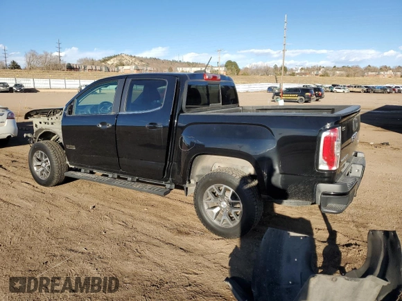 2017 GMC Canyon 4WD SLE with VIN 1GTG6CENXH1254503, listed as a Copart auction lot 46796135 with 80,458 mi miles and Salvage Title. Bid and sale history available at carsss.com. Image 2.