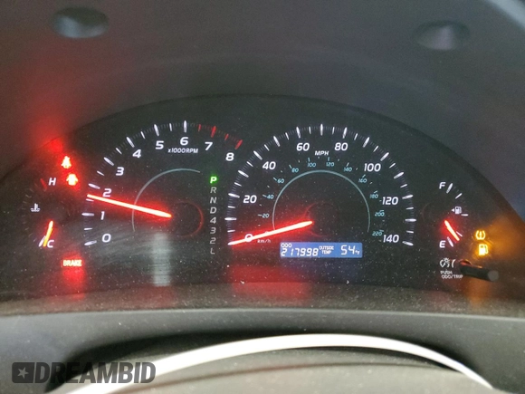 2007 Toyota Camry CE with VIN 4T1BE46K67U157394, listed as a Copart auction lot 53132075 with 217,998 mi miles and Clean Title. Bid and sale history available at DreamBid. Image 9.