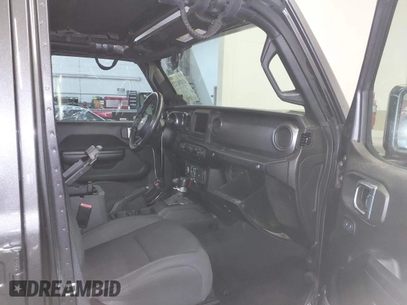 2021 Jeep Wrangler Unlimited Sport S with VIN 1C4HJXDN8MW744768, listed as a IAAI auction lot 41894327 with 47,826 mi miles and . Bid and sale history available at DreamBid. Image 5.