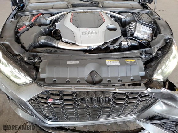 2024 Audi RS 5 Sportback with VIN WUAAWCF52RA900156, listed as a Copart auction lot 73061624 with 4,099 mi miles and Salvage Title. Bid and sale history available at carsss.com. Image 13.
