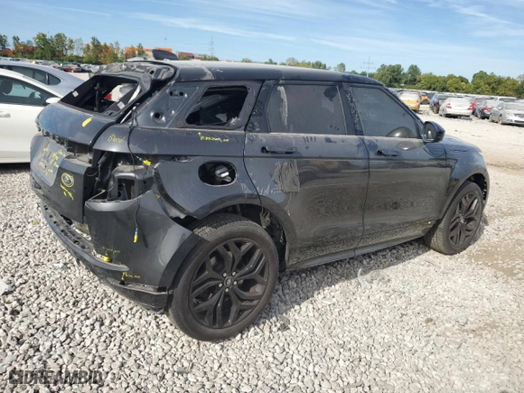 2020 Land Rover Range Rover Evoque R-Dynamic S with VIN SALZT2GX6LH025769, listed as a Copart auction lot 68686874 with 49,372 mi miles and Salvage Title. Bid and sale history available at carsss.com. Image 3.