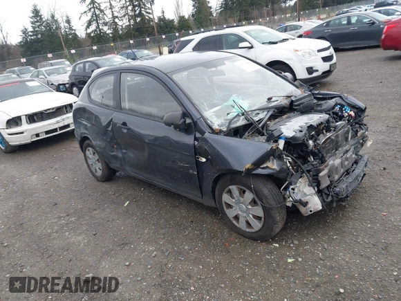2007 Hyundai Accent GS with VIN KMHCM36C27U002822, listed as a IAAI auction lot 41671406 with 1 mi miles. Bid and sale history available at carsss.com. Image 1.