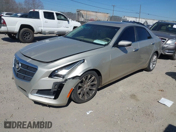 2014 Cadillac CTS Luxury RWD with VIN 1G6AR5SX3E0123075, listed as a IAAI auction lot 41768726 with 184,457 mi miles. Bid and sale history available at carsss.com. Image 18.