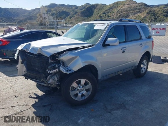 2012 Ford Escape Limited with VIN 1FMCU0EG0CKA30496, listed as a IAAI auction lot 41902437 with 208,934 mi miles and . Bid and sale history available at carsss.com. Image 2.