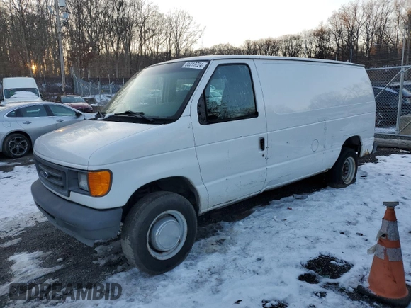 2004 Ford Econoline Cargo z VIN 1FTNE24L84HA51888, wystawiony jako Copart lot #86813724 z przebiegiem Nie podano mil oraz Szkoda całkowita • Salvage title. Historia ofert i sprzedaży dostępna na DreamBid. Obrazek 1.