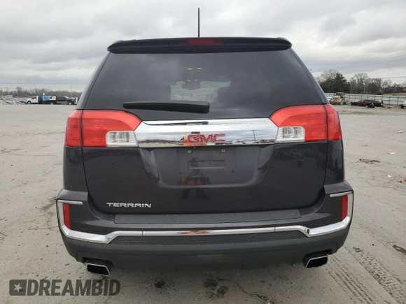 2016 GMC Terrain SLE with VIN 2GKFLNE37G6353584, listed as a Copart auction lot 44313935 with 60,725 mi miles and Salvage Title. Bid and sale history available at carsss.com. Image 6.