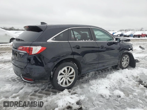 2017 Acura RDX with VIN 5J8TB3H39HL023215, listed as a Copart auction lot 41376155 with 49,459 mi miles and Salvage Title. Bid and sale history available at carsss.com. Image 3.