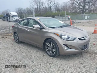 2015 Hyundai Elantra SE z VIN 5NPDH4AE5FH570745, wystawiony jako IAAI lot #42000971 z przebiegiem 136 636 mil mil oraz . Historia ofert i sprzedaży dostępna na DreamBid. Obrazek 1.