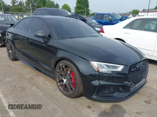 2019 Audi RS 3 with VIN WUABWGFF4KA906678, listed as a IAAI auction lot 42468486 with 79,338 mi miles and . Bid and sale history available at DreamBid. Image 1.